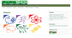 Desktop Screenshot of algagen.com